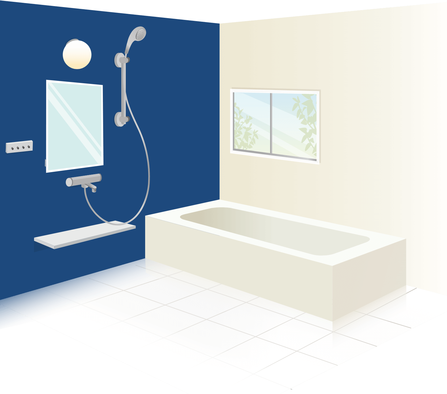 天井パネル貼り